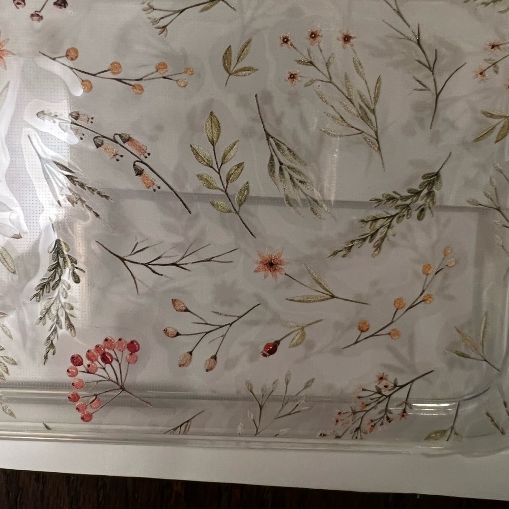 Modern pink yellow green watercolor floral berries- for iPhone 11 Pro Max